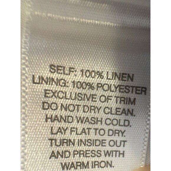 White House Black Market Size 6 Linen Blend Short Sleeve Blazer - Picture 4 of 14